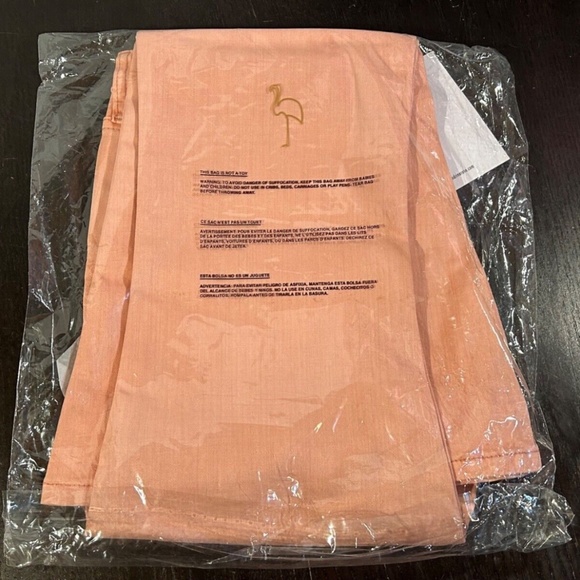 Sandrine Rose x Free People Super Flare Denim Jeans Petal Pink Size 30 - NWT - Picture 12 of 14